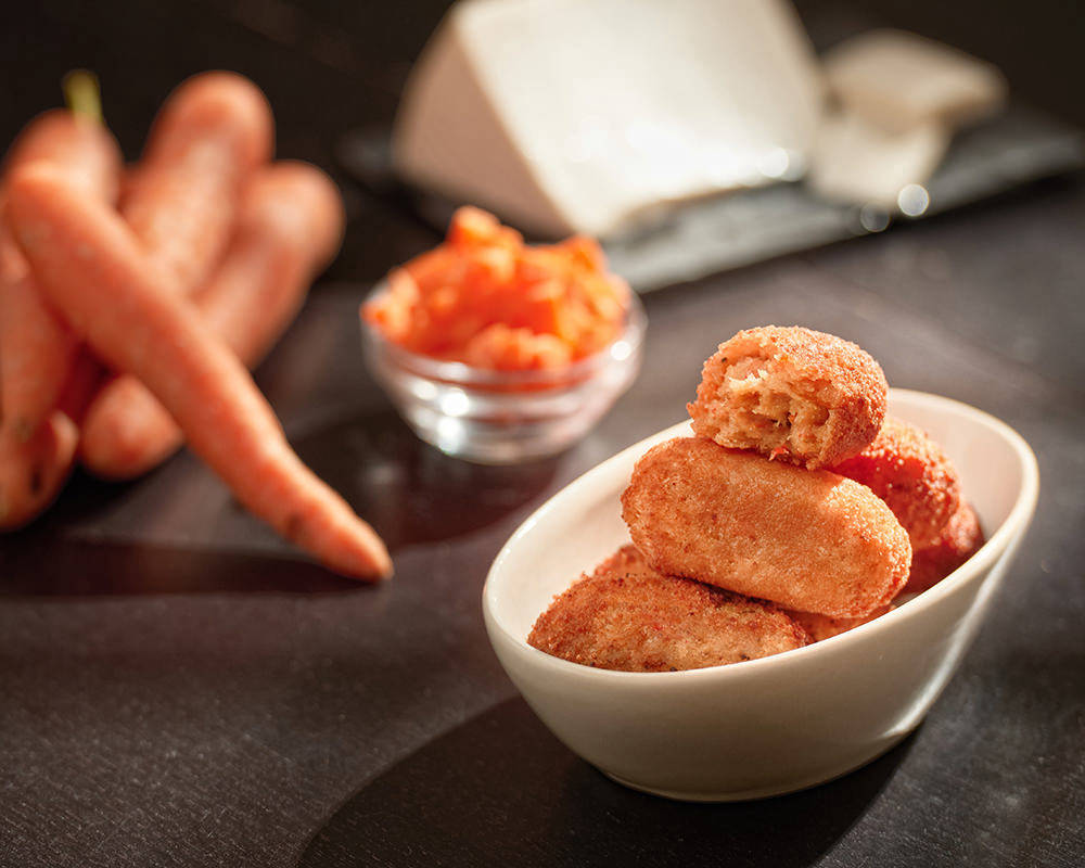 Croquetas de queso/zanahoria